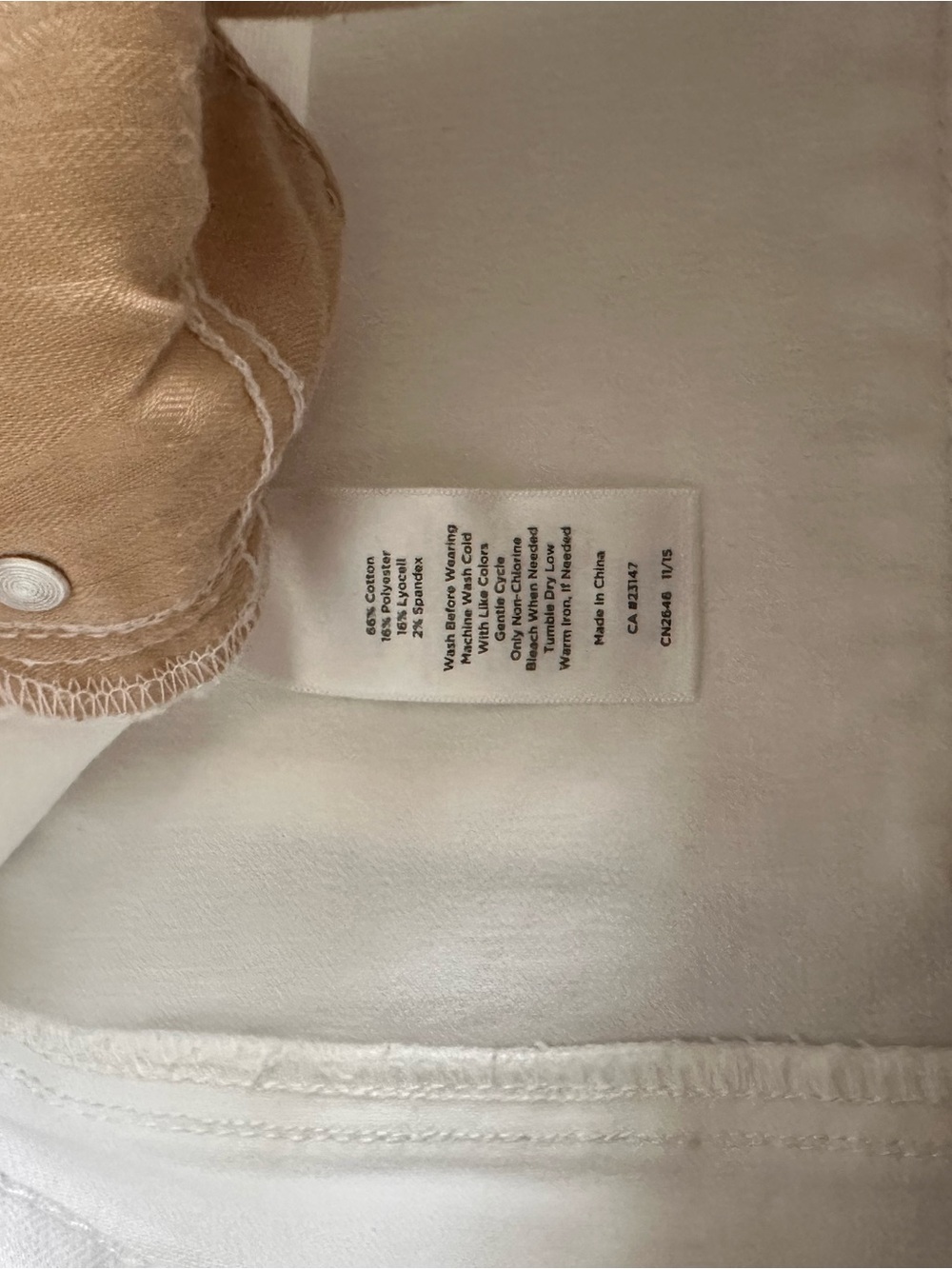 Talbots Flawless Five-Pocket Slim Ankle White Jeans Women’s Petite 2P - Picture 9 of 10